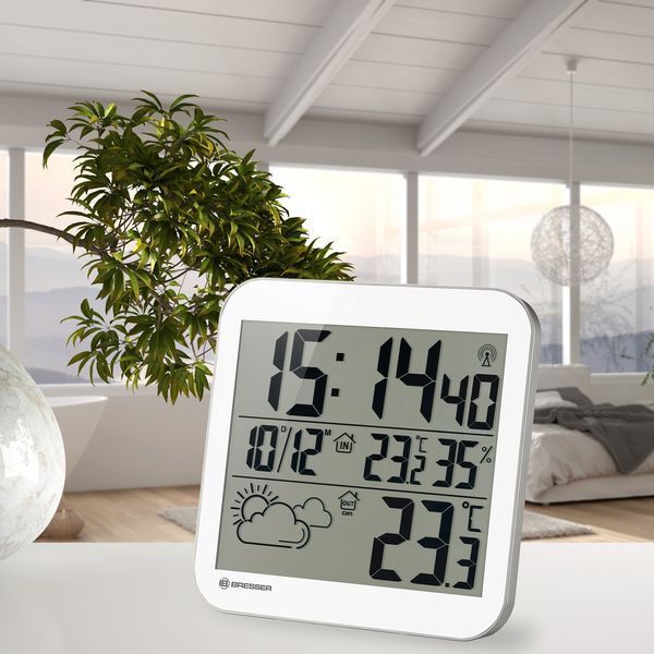 Метеостанция Bresser MyTime XL White 7001910GYE000 фото