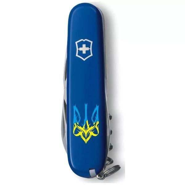 Швейцарський ніж Victorinox Spartan Ukraine Тризуб готичний синьо-жовтий (1.3603.2_T0636u) V77553059 фото