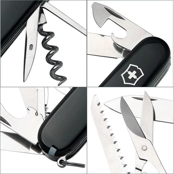 Швейцарский нож Victorinox Huntsman ARMY Эмблема ЗСУ Черный (1.3713.3_W0010u) 612940 фото