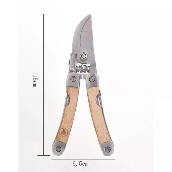 Складаний ніж садівника секатор з набором інструментів 7 в 1 Laguiole PRUNING дерев'яні рукоятки бук, подарункова коробка 40269093 V77554250 фото
