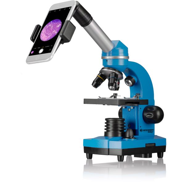 Мікроскоп Bresser Junior Biolux SEL 40x-1600x Blue з адаптером для смартфона (8855600WXH000) 926814 фото
