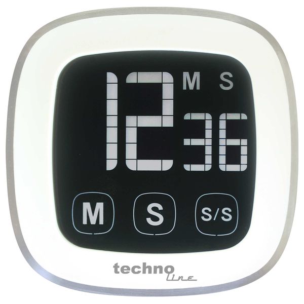 Таймер кухонный Technoline KT400 Magnetic Touchscreen White (KT400) DAS301202 фото