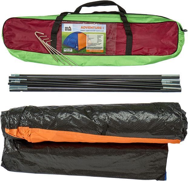 Намет Skif Outdoor Adventure I Розмір 200x200 см Orange-Blue 3890086 фото
