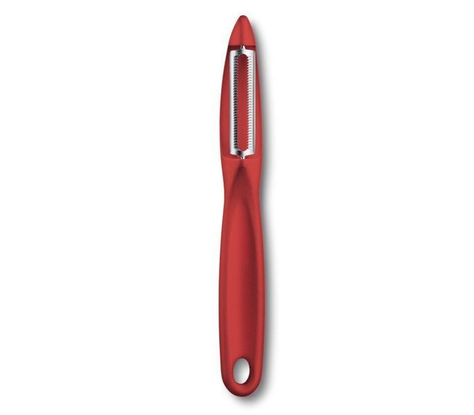 Овочечистка універсальна Victorinox, серрейторна двостороння РК, червона 7.6075.1 4000256 фото