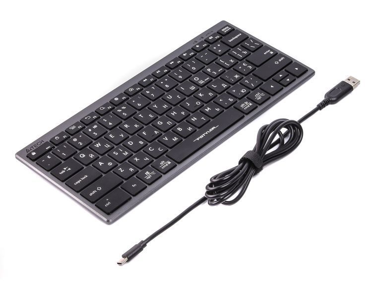 Клавиатура A4-Tech Fstyler FX-51, серый цвет, USB FX-51 USB (Grey) 1605419 фото