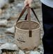 Складаний контейнер круглий для води з ПВХ Naturehike NH20SJ040, 10&nbsp;л,&nbsp;світло-Коричневый 77885 фото 3