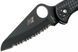 Нож Spyderco Salt 2 Black Blade H-1 FRN Black Cеррейтор C88SBBK2 871747 фото 4