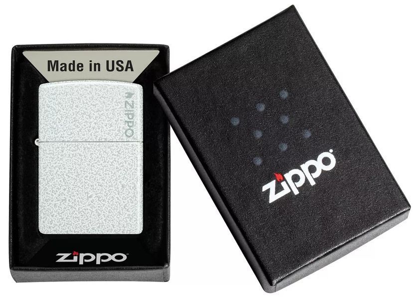 Запальничка бензинова Zippo Reg Glacier Matte w Zippo (46020 ZL) V77550530 фото