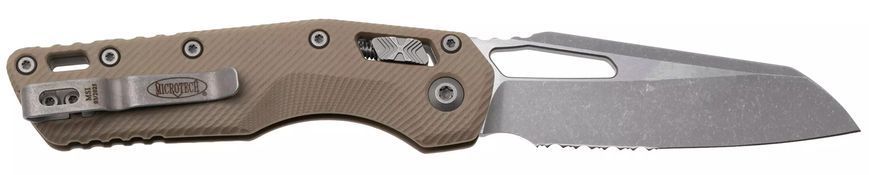Нож Microtech MSI Apocalyptic PS Fluted G-10 Tan Полусеррейтор 210-11APFLGTTA 14090796 фото