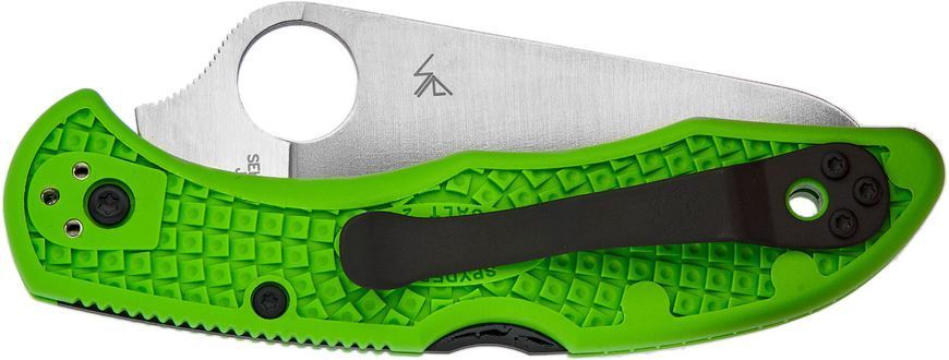 Ніж Spyderco Pacific Salt 2 Plainedge Green LC200N C91FPGR2 871445 фото