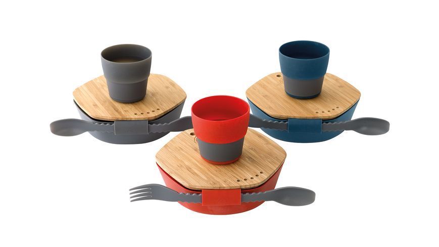 Набор туристической посуды Robens Leaf Meal Kit Ocean Blue (690277) 929210 фото