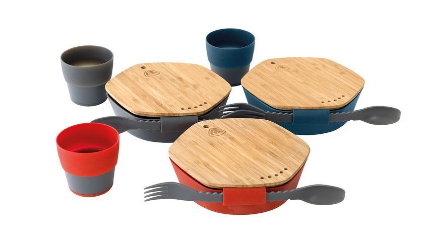 Набор туристической посуды Robens Leaf Meal Kit Ocean Blue (690277) 929210 фото