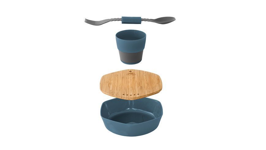 Набор туристической посуды Robens Leaf Meal Kit Ocean Blue (690277) 929210 фото