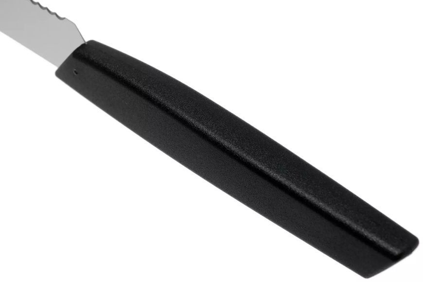 Ніж кухонний Victorinox Swiss Modern Tomato and Table Knife, хвилясте, Чорний 6.9003.11W V77554459 фото