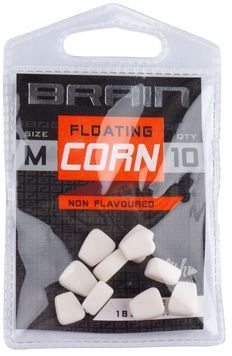 Кукурудза Brain Fake Floating Corn Non Flavoured Розмір-M ц:білий 18580364 фото
