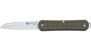 Ніж Fox Vulpis Granade Pattern Aluminium Green N690Co FX-VPGP130 MG 17530694 фото