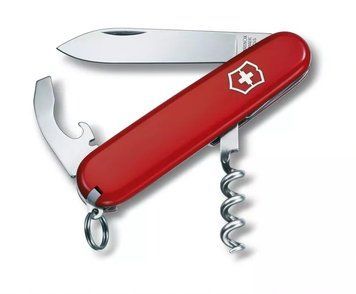 Швейцарський ніж Victorinox Waiter 84 мм 9 функцій Червоний у блістері (0.3303.B1) V77553484 фото