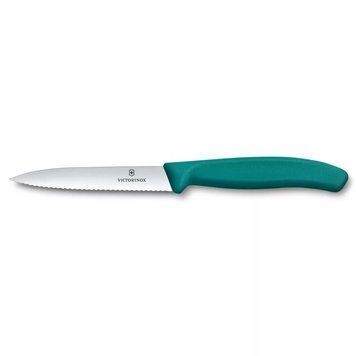 Ніж для чистки та нарізки овочів Victorinox Swiss Classic Paring Серрейтор Зелений 6.7734.C1 V77554419 фото