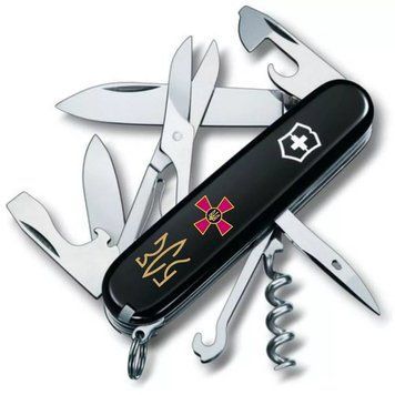 Швейцарський ніж Victorinox Climber Army Емблема ЗСУ та Тризуб ЗСУ (1.3703.3_W1015u) V77552901 фото