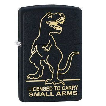 Зажигалка Zippo 218 Licensed to Carry Design Черная 29629 V77550480 фото