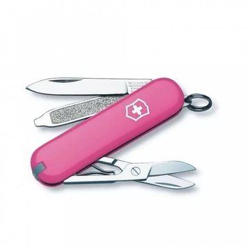 Швейцарський ніж Victorinox Classic SD 58 мм 7 функцій Рожевий (0.6223.51) V77552153 фото