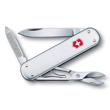 Швейцарський ніж Victorinox MONEY CLIP 74 мм 5 функцій Сріблястий із затискачем для грошей (0.6540.16) V77553811 фото