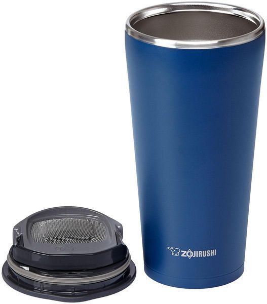 Термостакан ZOJIRUSHI SX-FSE45AD із ситечком 0,45 л Синій 16780531 фото