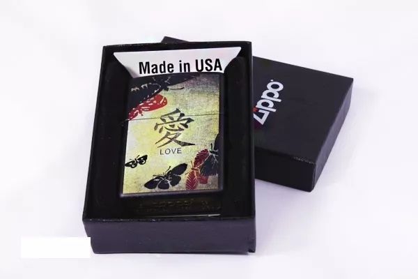 Зажигалка Zippo LOVE BLACK MATTE (20839) V77550747 фото