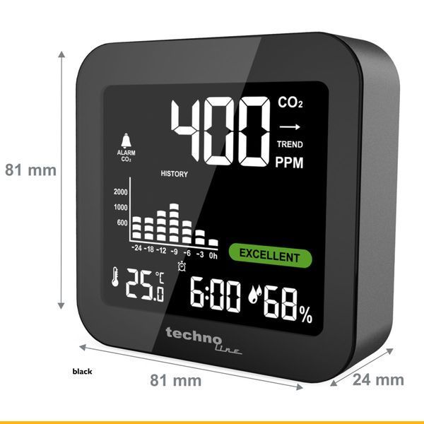 Метеостанция Technoline WL1025 Black (WL1025) DAS301773 фото