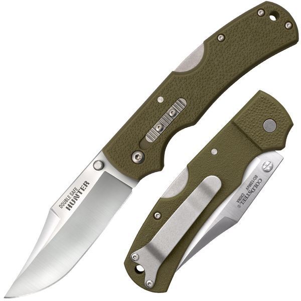 Ніж Cold Steel Double Safe Hunter OD GREEN CS-23JC 12601498 фото