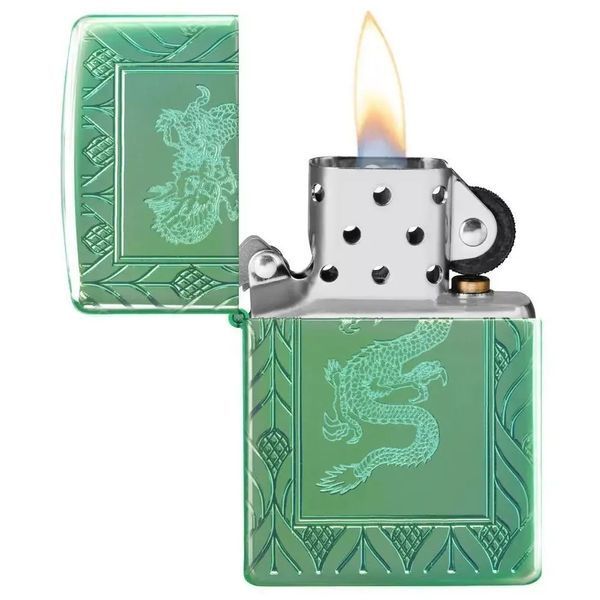 Запальничка Zippo Armor HP Green Elegant Dragon 49054 V77550489 фото