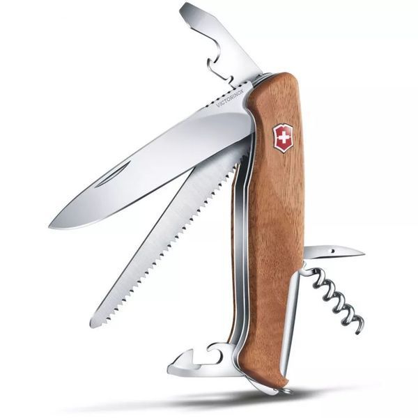 Швейцарський ніж Victorinox Ranger 55 Wood горіх, блістер 0.9561.63B1 V77554152 фото