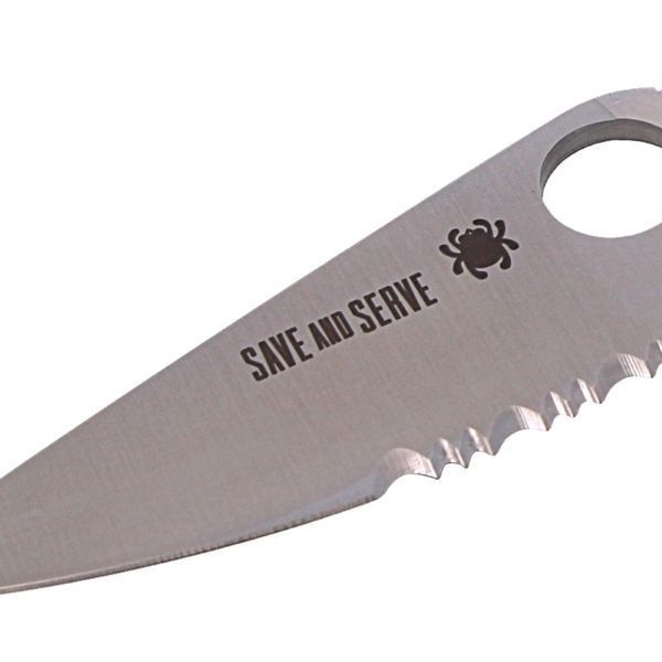 Ніж Spyderco Endela Thin Red Line Напівcерейтор C243FPSBKRD 871498 фото