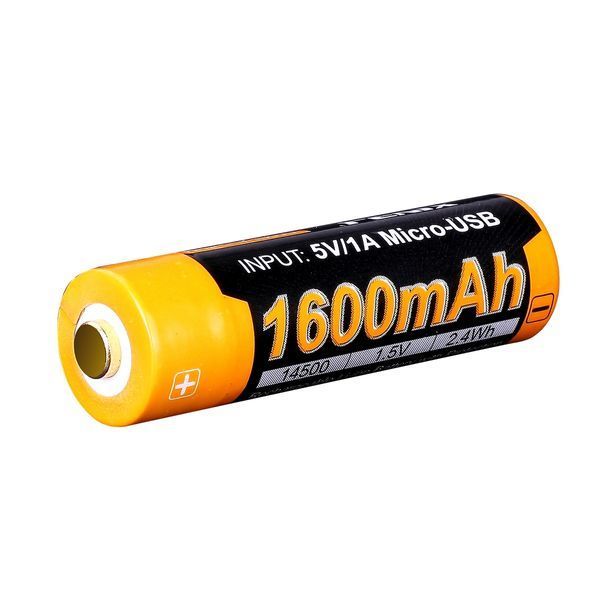 Акумулятор 14500 Fenix ARB-L14-1600U micro usb зарядка 40728 фото