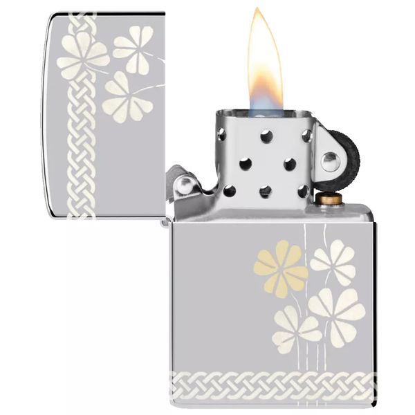 Запальничка бензинова Zippo 250 Clover Design (48586) V77550483 фото