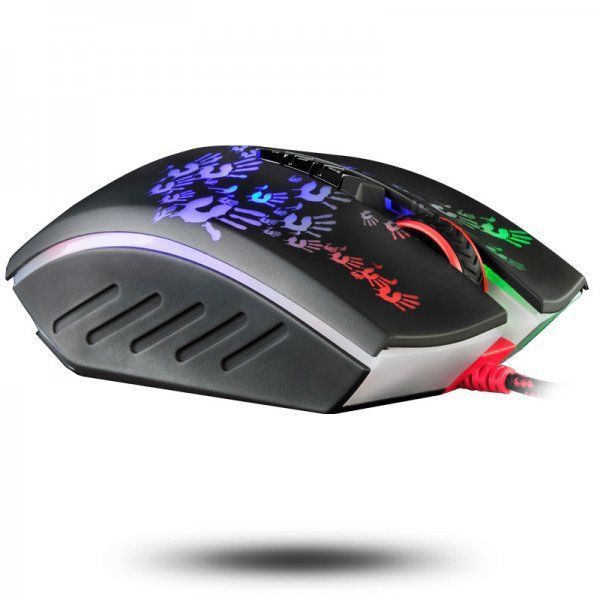 Миша ігрова A4-Tech Bloody A60 Activated, Gaming, металеві ніжки, чорна A60A Bloody (Black) 1603512 фото