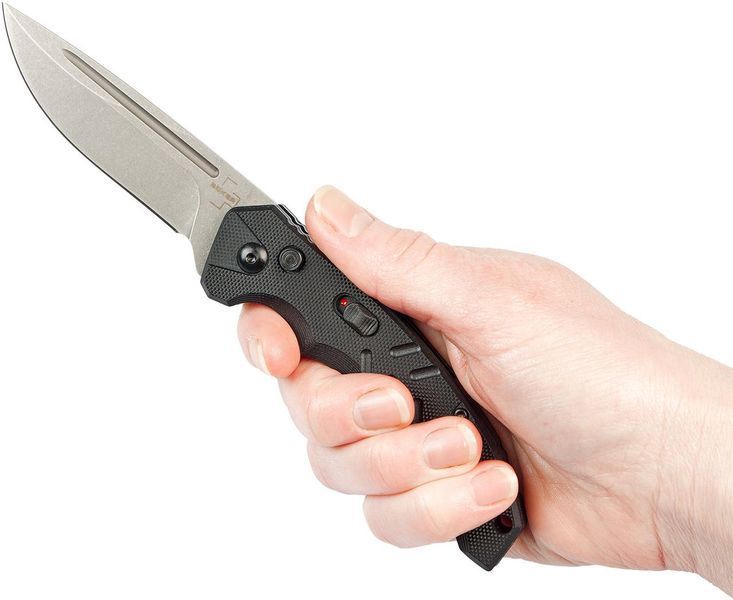 Ніж Boker Plus Intention II Black SW D2 G-10 01BO482 23731015 фото