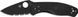 Ніж Spyderco Persistence FRN Black Blade Напівсеррейтор C136PSBBK 871520 фото 1