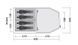 Палатка четырехместная Easy Camp Huntsville 400 Green/Grey (120406) 929576 фото 11