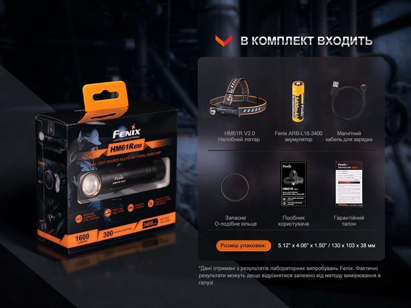 Мультилихтарь Fenix ​​HM61R V2.0 93803 фото