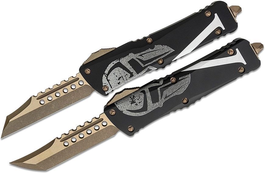 Набір Ніжів Microtech Combat Troodon Molon Labe Set 219-13SETMLS 14090525 фото