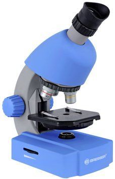 Мікроскоп Bresser Junior 40x-640x Blue з набором для дослідів і адаптером для смартфона 8851300WXH000 фото
