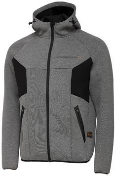 Реглан Savage Gear Tec-Foam Zip Hoodie XXL Dark Grey Melange 18541739 фото