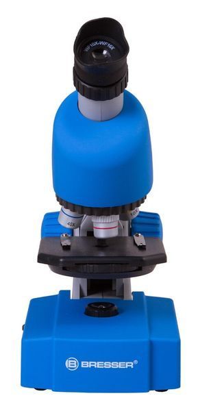 Мікроскоп Bresser Junior 40x-640x Blue з набором для дослідів і адаптером для смартфона 8851300WXH000 фото