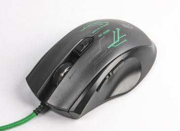 Оптична ігрова мишка Gembird MUSG-003-G, USB інтерфейс, зелений колір MUSG-003-G 0202812 фото