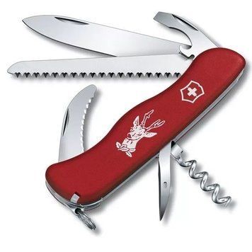 Швейцарський ніж Victorinox Hunter 111 мм 12 функцій Червоний (0.8873) V77553656 фото