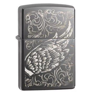 Зажигалка Zippo Filigree Flame and Wing Design Черная 29881 V77550499 фото