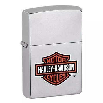 Зажигалка Zippo Classic brushed chrome Harley-Davidson 200HDH252 V77553989 фото