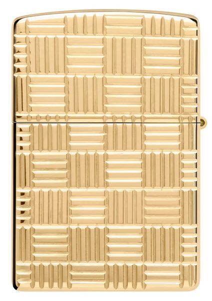 Запальничка Zippo 169 Basketweave Design 46274 Armor Deep Carve Zippo V77553893 фото