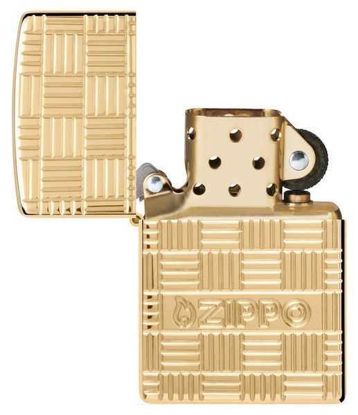 Запальничка Zippo 169 Basketweave Design 46274 Armor Deep Carve Zippo V77553893 фото